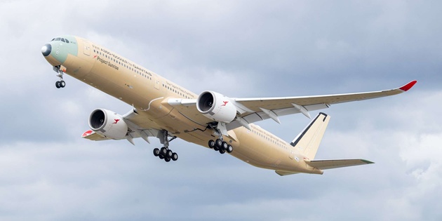 Dünyanın En Uzun Menzilli Uçağı Airbus A350-1000ULR Gökyüzünde